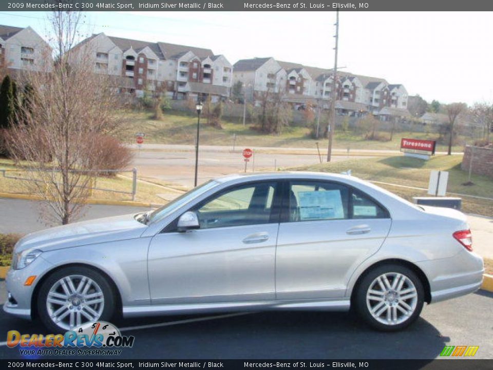 2009 Mercedes-Benz C 300 4Matic Sport Iridium Silver Metallic / Black Photo #10