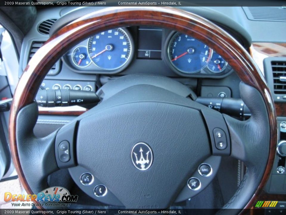 2009 Maserati Quattroporte Grigio Touring (Silver) / Nero Photo #10