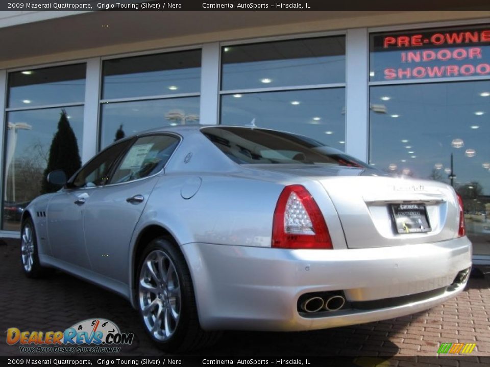 2009 Maserati Quattroporte Grigio Touring (Silver) / Nero Photo #12