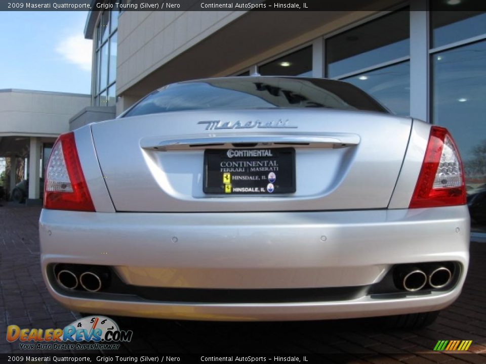 2009 Maserati Quattroporte Grigio Touring (Silver) / Nero Photo #14