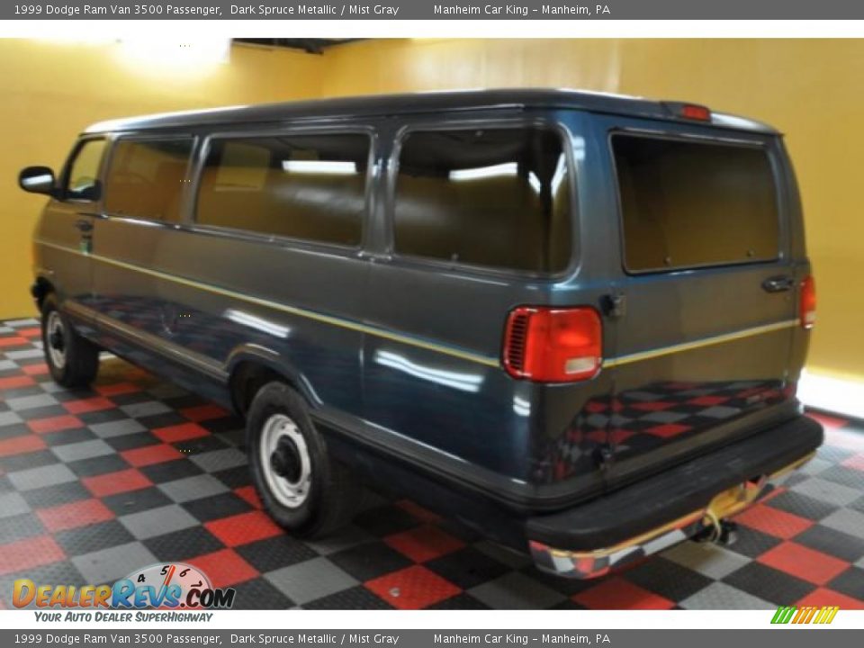 Dark Spruce Metallic 1999 Dodge Ram Van 3500 Passenger Photo #3