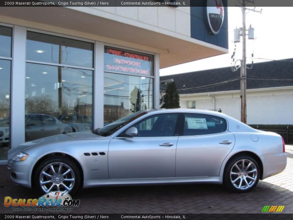 2009 Maserati Quattroporte Grigio Touring (Silver) / Nero Photo #18