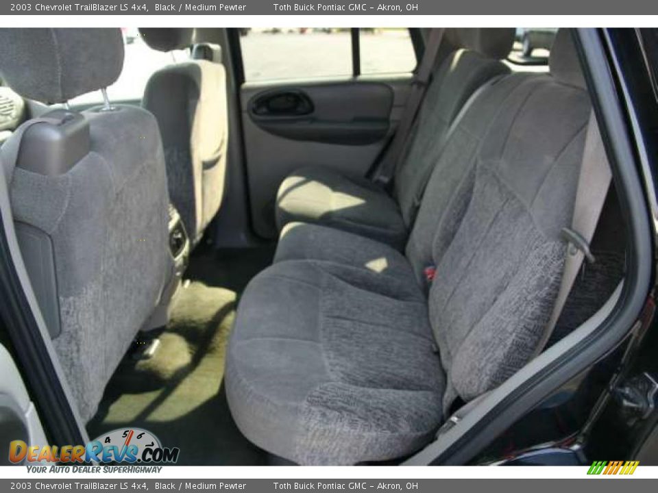 2003 Chevrolet TrailBlazer LS 4x4 Black / Medium Pewter Photo #5