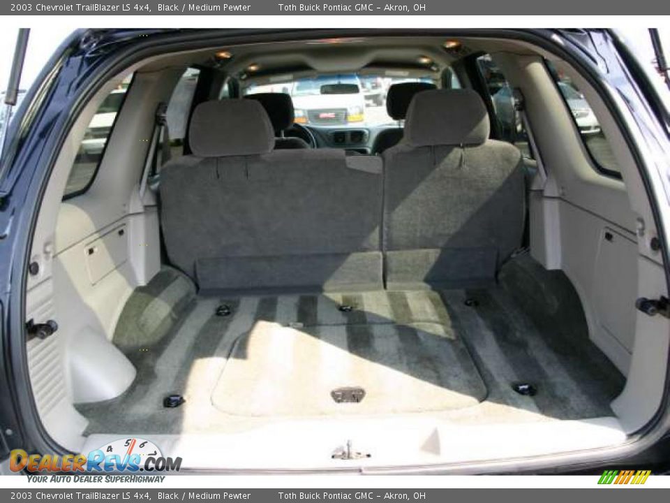 2003 Chevrolet TrailBlazer LS 4x4 Black / Medium Pewter Photo #12