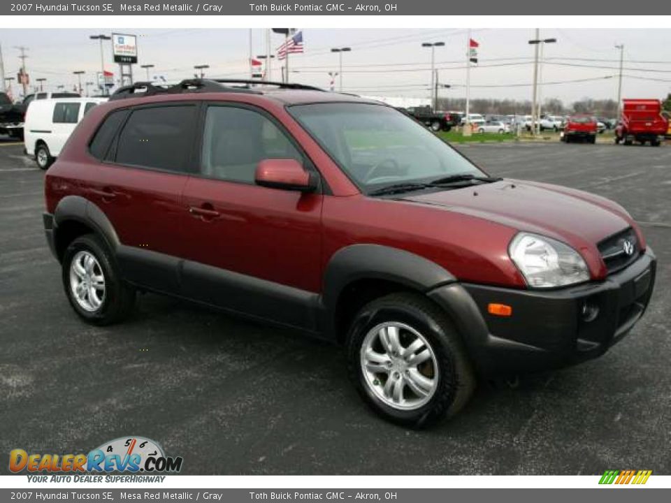 Mesa Red Metallic 2007 Hyundai Tucson SE Photo #1