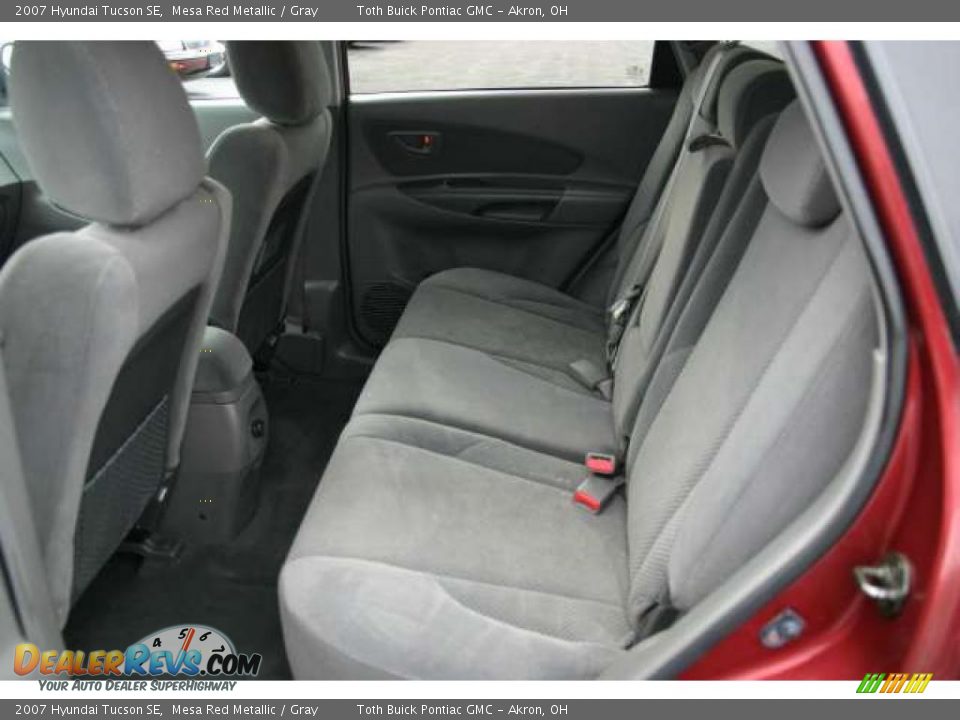 Gray Interior - 2007 Hyundai Tucson SE Photo #5
