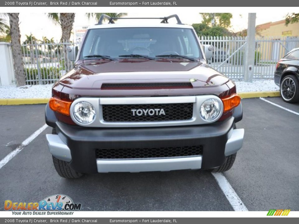 2008 Toyota FJ Cruiser Brick Red / Dark Charcoal Photo #5