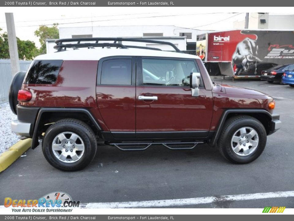 2008 Toyota FJ Cruiser Brick Red / Dark Charcoal Photo #20