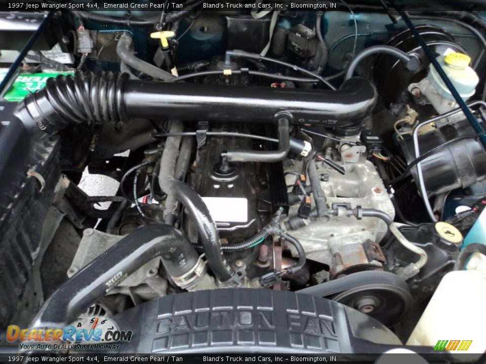 1997 Jeep Wrangler Sport 4x4 4.0 Liter OHV 12-Valve Inline 6 Cylinder Engine Photo #17