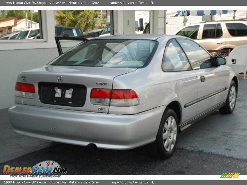 Vogue Silver Metallic 1999 Honda Civic DX Coupe Photo #12