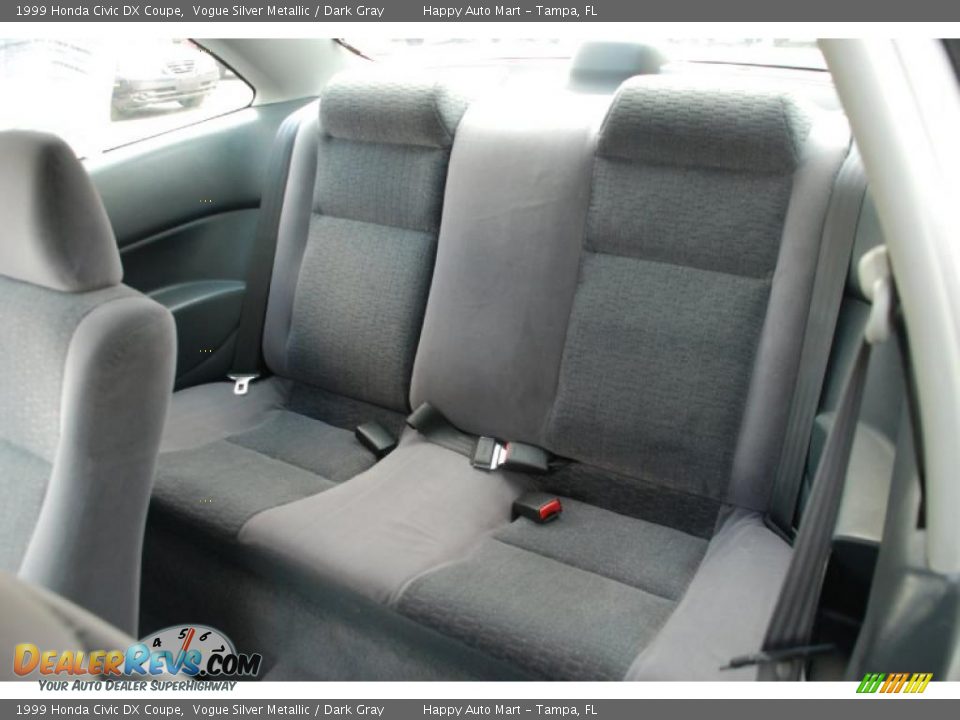 Dark Gray Interior - 1999 Honda Civic DX Coupe Photo #25