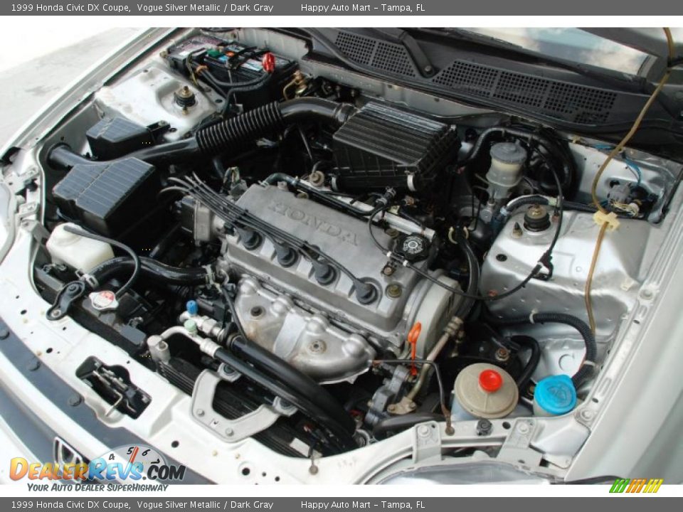 1999 Honda Civic DX Coupe 1.6 Liter SOHC 16V VTEC 4 Cylinder Engine Photo #28