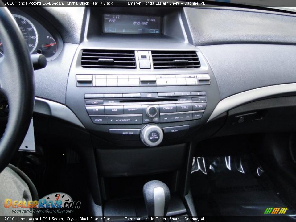 2010 Honda Accord EX-L Sedan Crystal Black Pearl / Black Photo #20