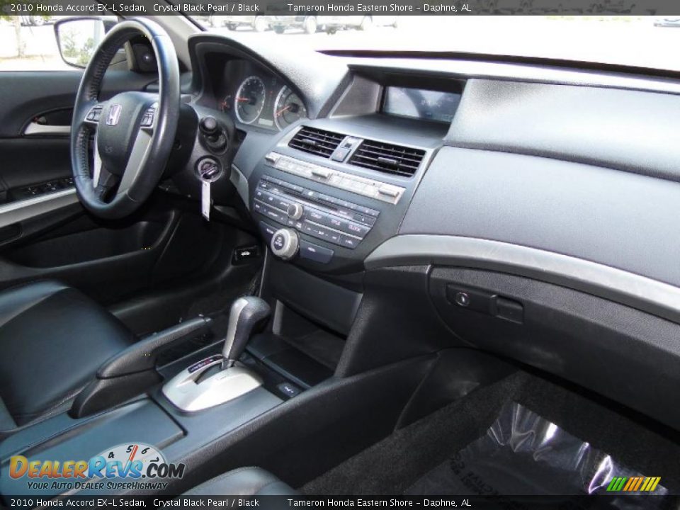 2010 Honda Accord EX-L Sedan Crystal Black Pearl / Black Photo #25