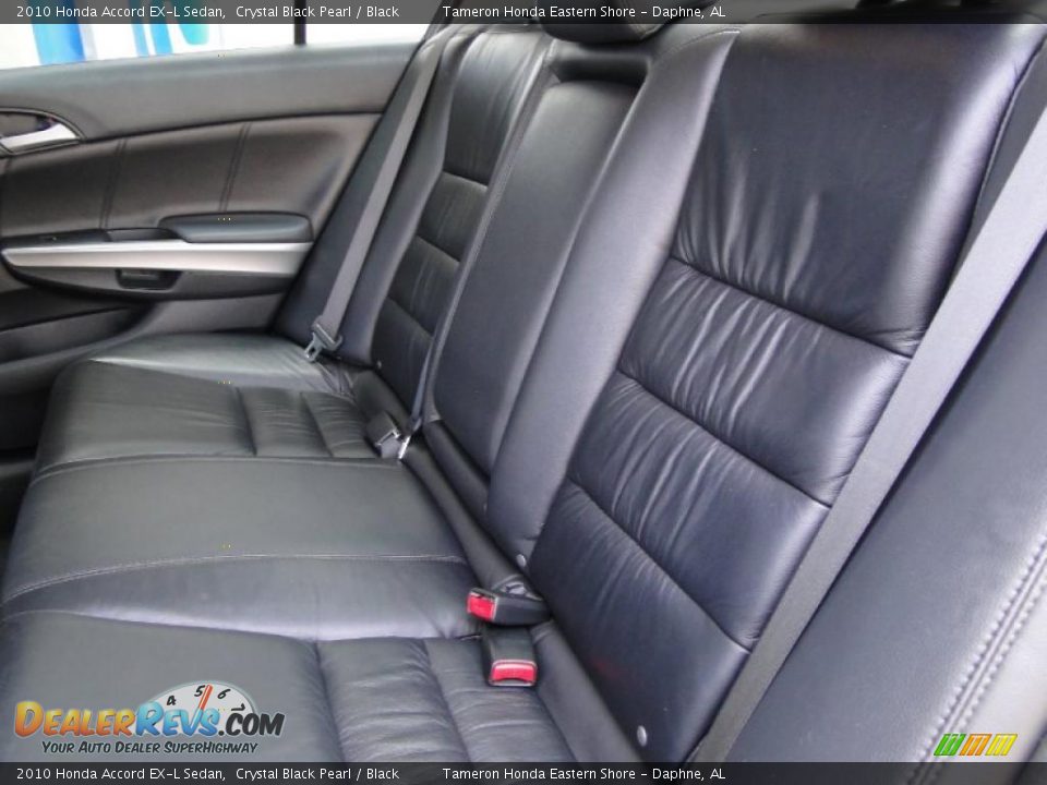 2010 Honda Accord EX-L Sedan Crystal Black Pearl / Black Photo #29