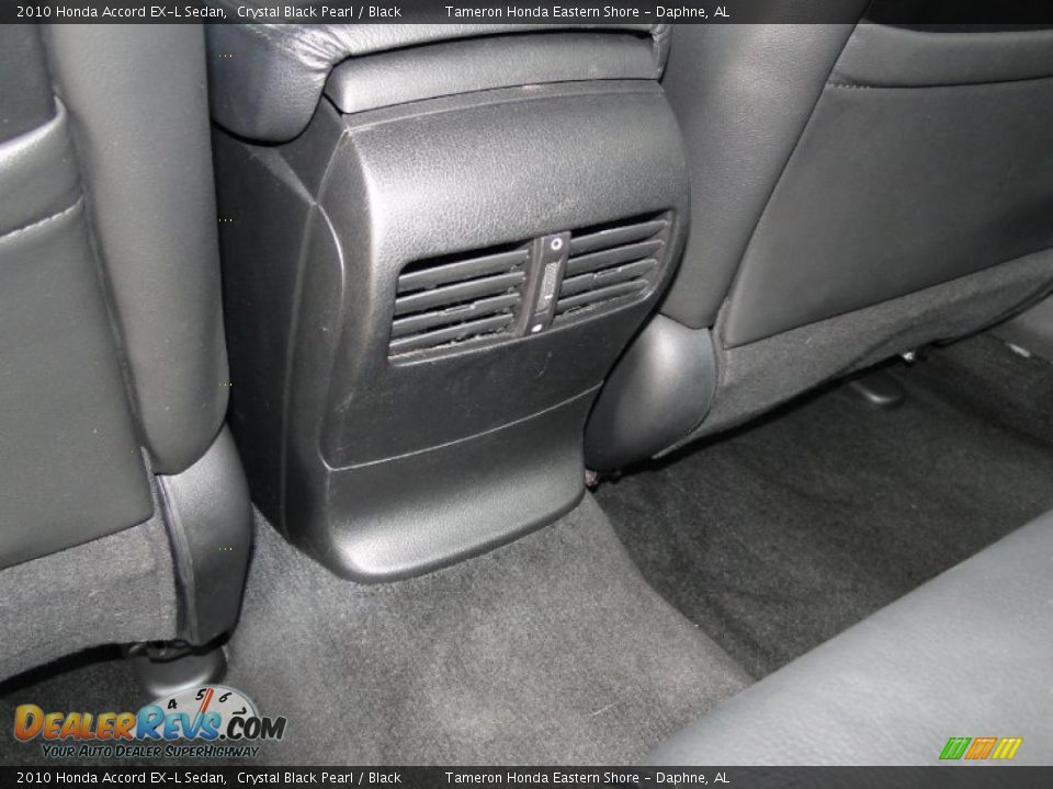 2010 Honda Accord EX-L Sedan Crystal Black Pearl / Black Photo #30