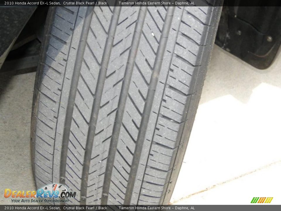 2010 Honda Accord EX-L Sedan Crystal Black Pearl / Black Photo #34