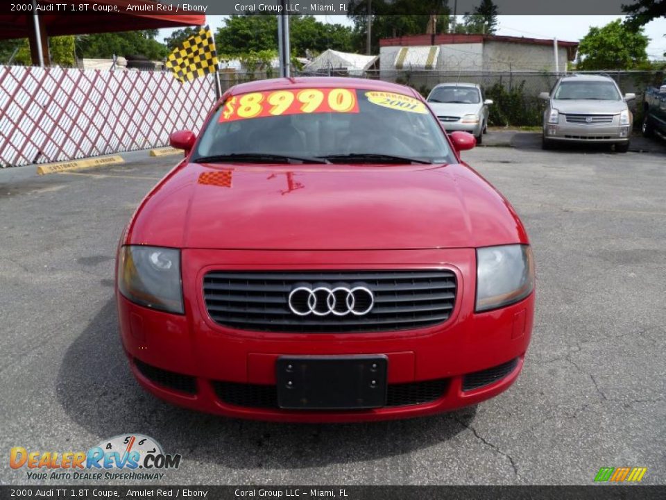 2000 Audi TT 1.8T Coupe Amulet Red / Ebony Photo #2