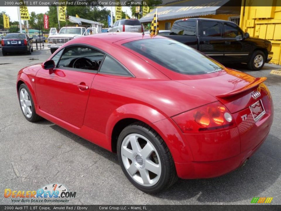 2000 Audi TT 1.8T Coupe Amulet Red / Ebony Photo #4