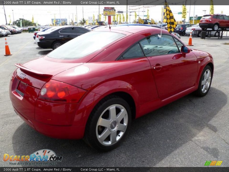 2000 Audi TT 1.8T Coupe Amulet Red / Ebony Photo #6