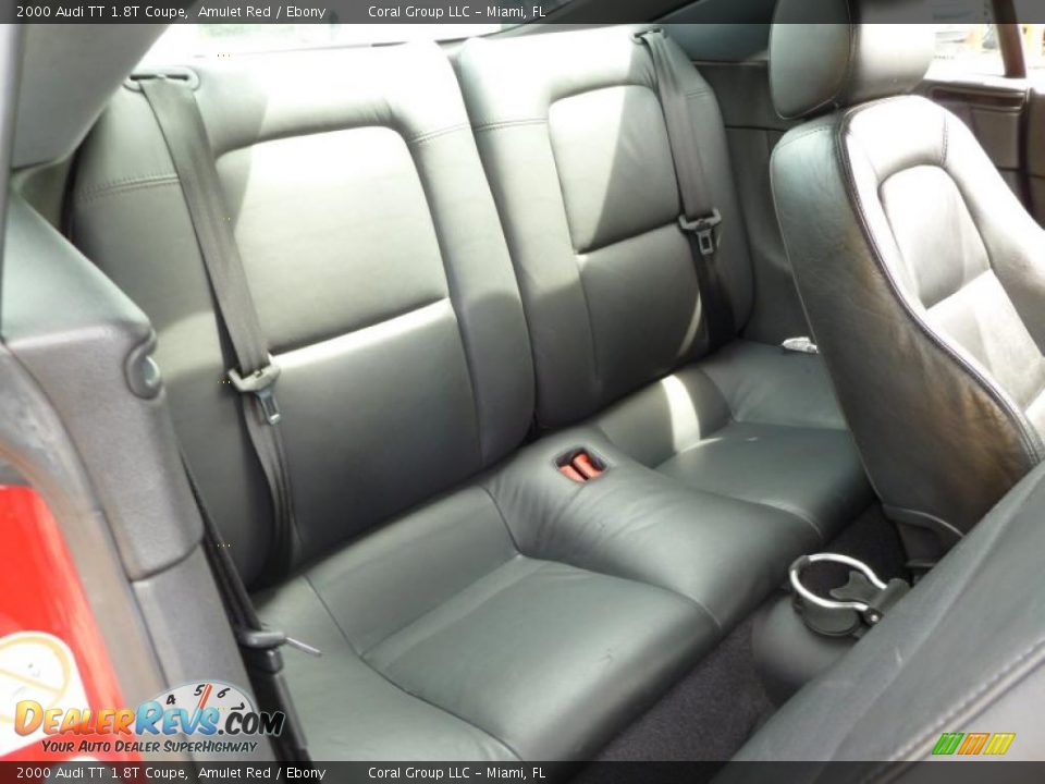 Ebony Interior - 2000 Audi TT 1.8T Coupe Photo #12