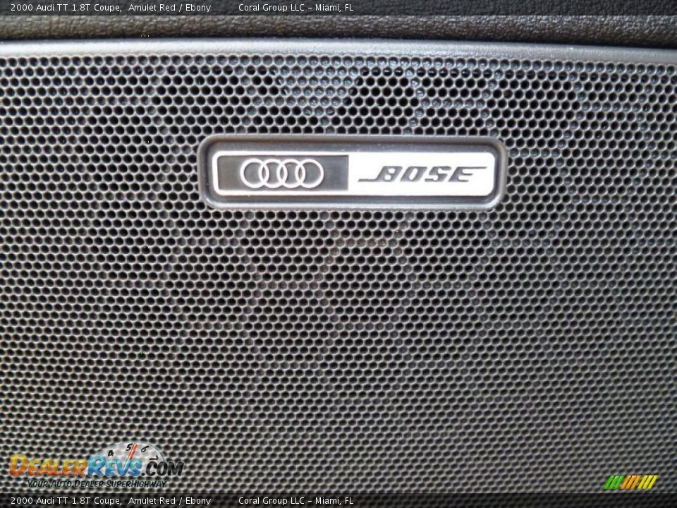 2000 Audi TT 1.8T Coupe Amulet Red / Ebony Photo #14