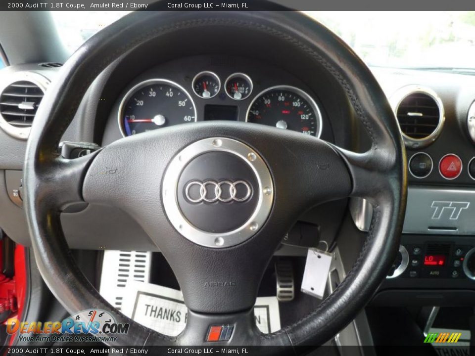 2000 Audi TT 1.8T Coupe Steering Wheel Photo #17