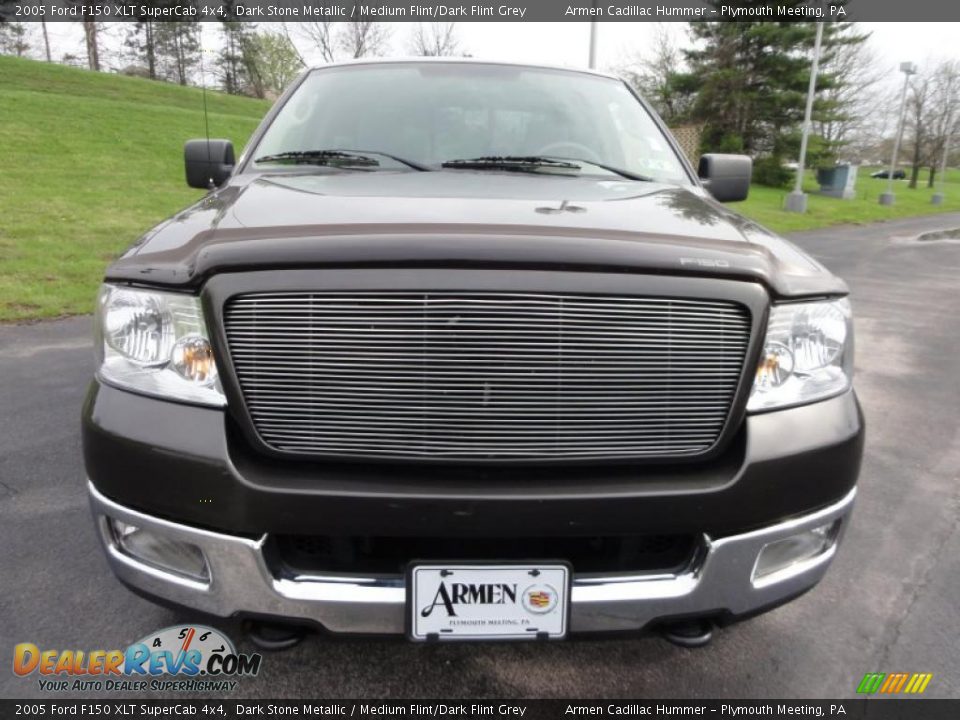 2005 Ford F150 XLT SuperCab 4x4 Dark Stone Metallic / Medium Flint/Dark Flint Grey Photo #3