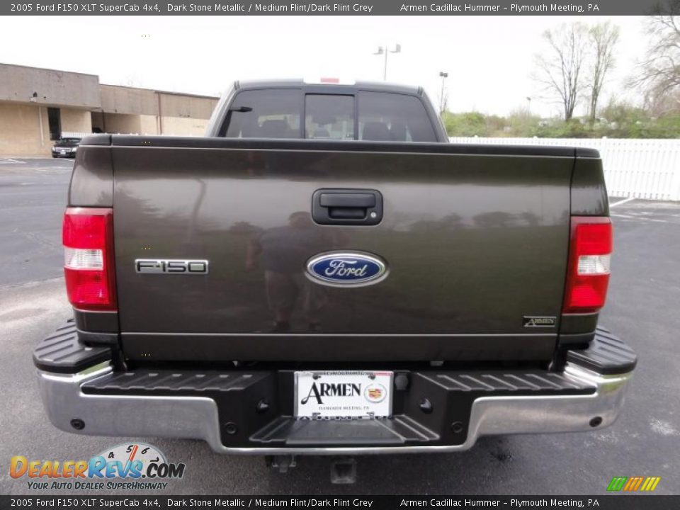 2005 Ford F150 XLT SuperCab 4x4 Dark Stone Metallic / Medium Flint/Dark Flint Grey Photo #9