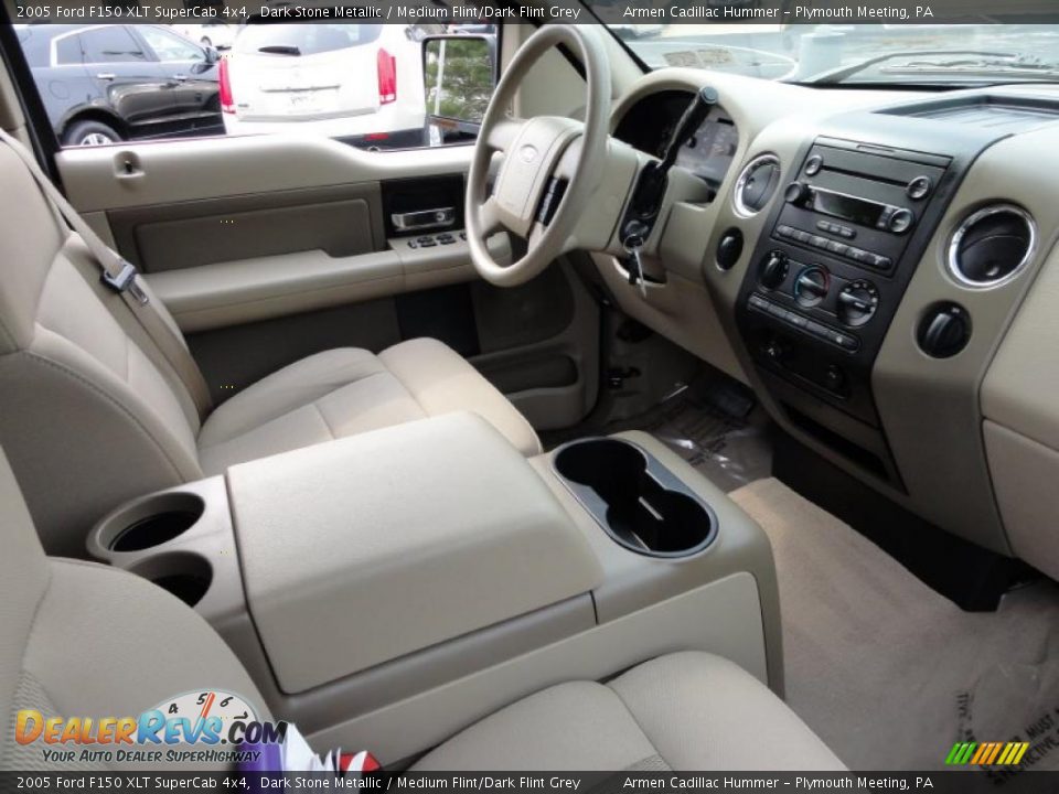 2005 Ford F150 XLT SuperCab 4x4 Dark Stone Metallic / Medium Flint/Dark Flint Grey Photo #19