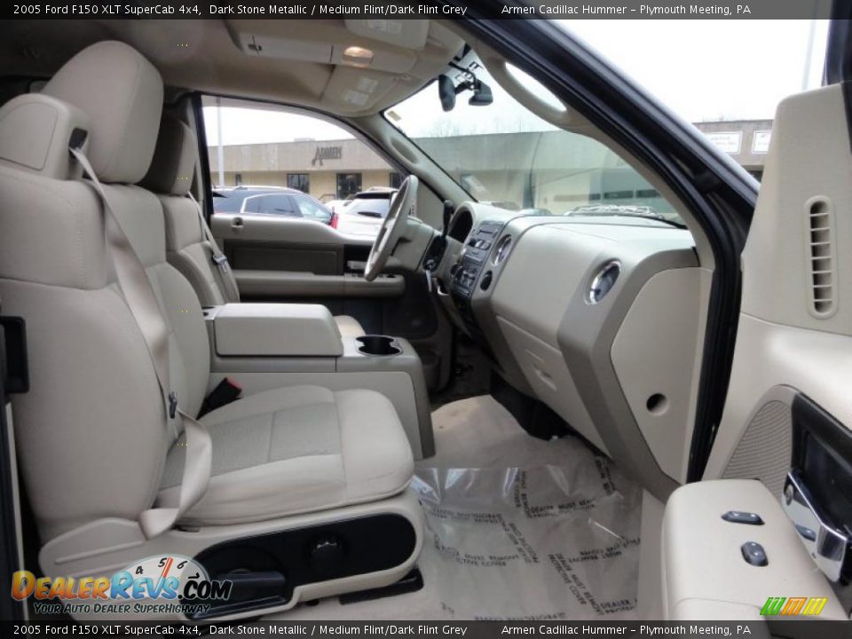 2005 Ford F150 XLT SuperCab 4x4 Dark Stone Metallic / Medium Flint/Dark Flint Grey Photo #20