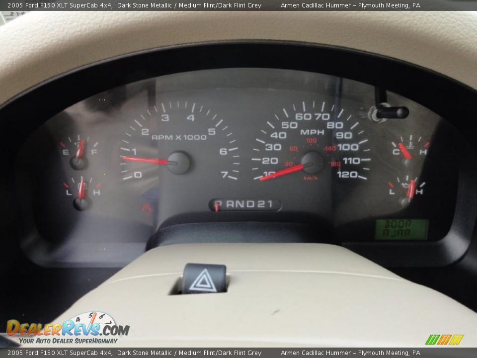2005 Ford F150 XLT SuperCab 4x4 Dark Stone Metallic / Medium Flint/Dark Flint Grey Photo #35