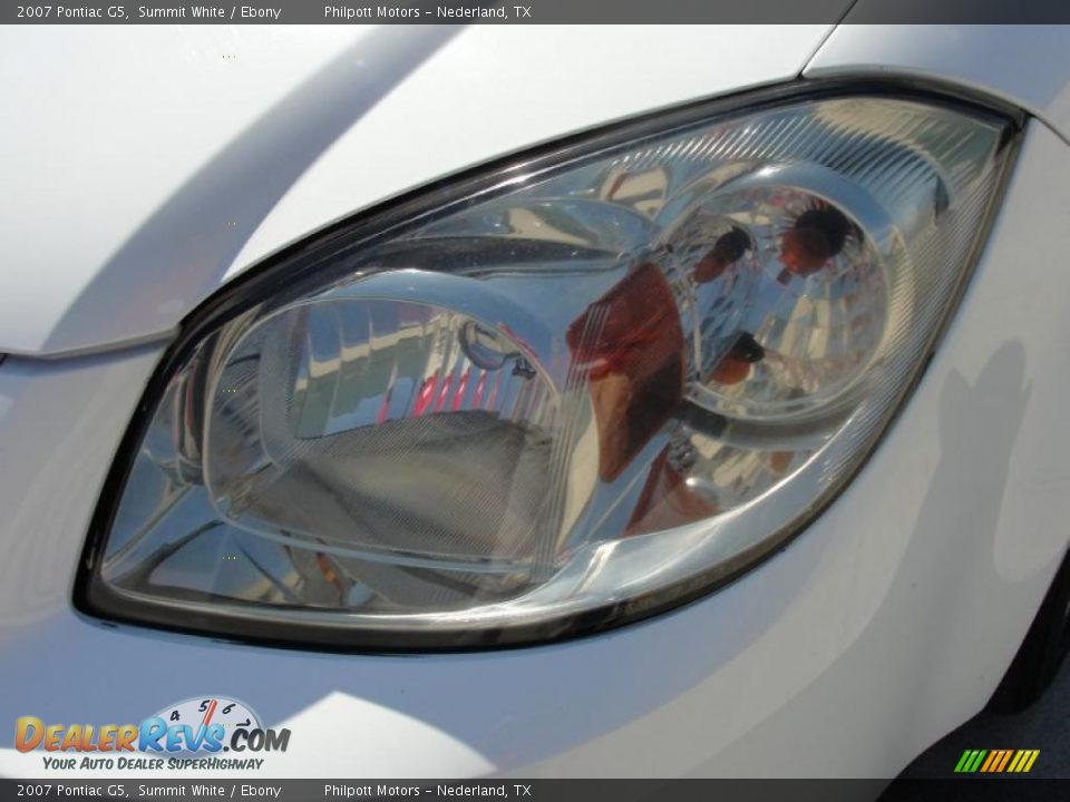 2007 Pontiac G5 Summit White / Ebony Photo #10