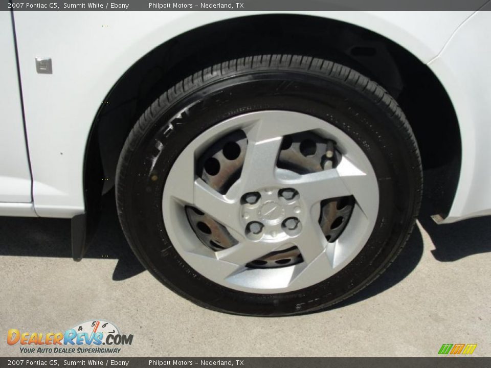2007 Pontiac G5 Summit White / Ebony Photo #15