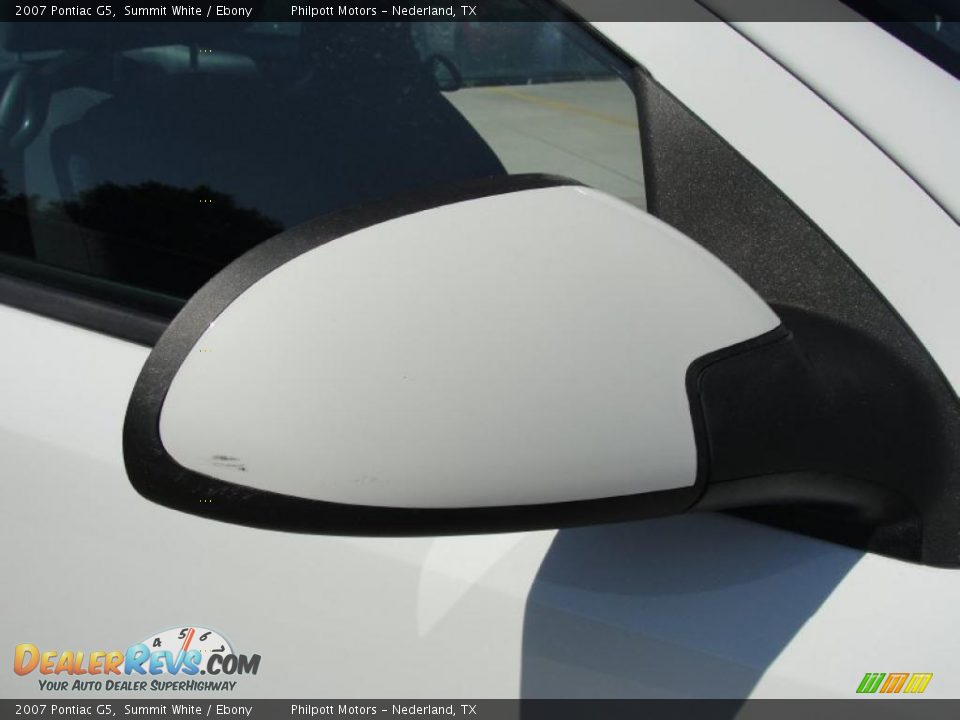 2007 Pontiac G5 Summit White / Ebony Photo #16