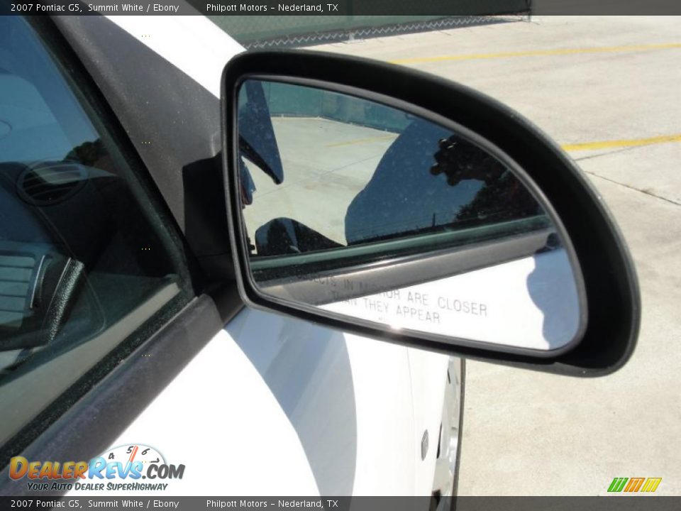 2007 Pontiac G5 Summit White / Ebony Photo #17
