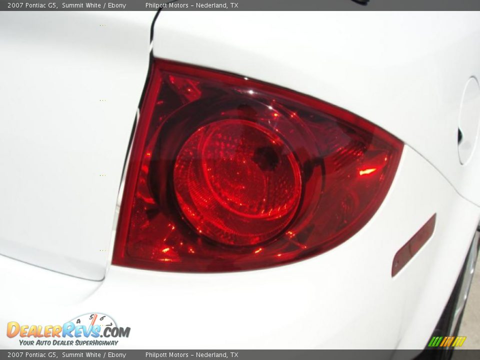 2007 Pontiac G5 Summit White / Ebony Photo #18