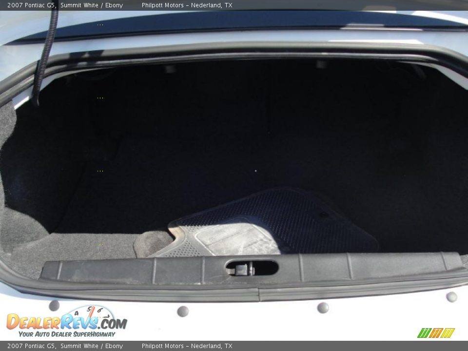 2007 Pontiac G5 Summit White / Ebony Photo #26