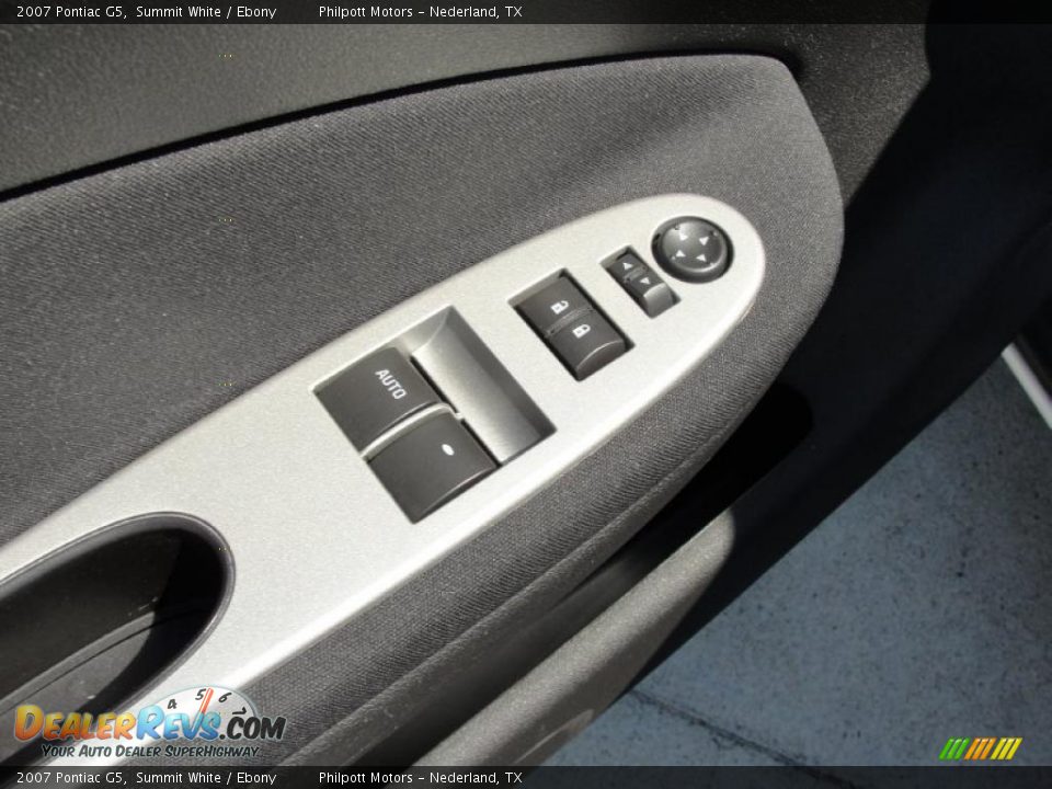2007 Pontiac G5 Summit White / Ebony Photo #28