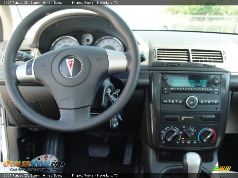 2007 Pontiac G5 Summit White / Ebony Photo #32