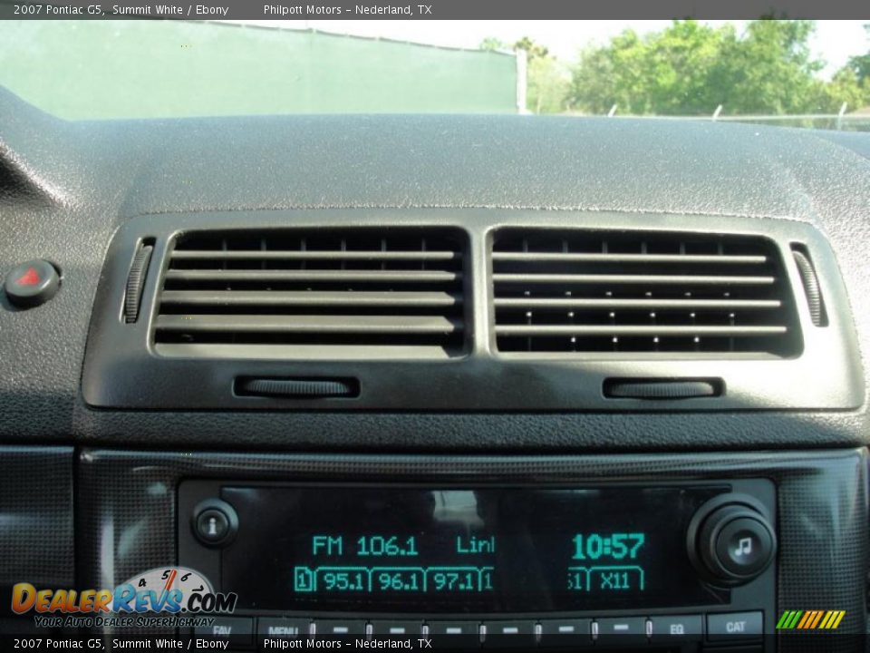 2007 Pontiac G5 Summit White / Ebony Photo #33