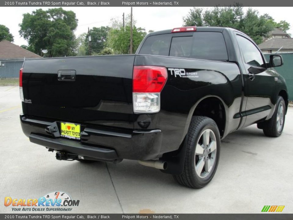 2010 Toyota Tundra TRD Sport Regular Cab Black / Black Photo #3