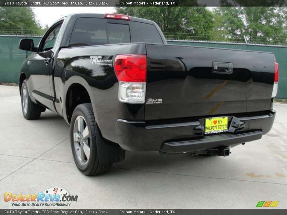 2010 Toyota Tundra TRD Sport Regular Cab Black / Black Photo #5