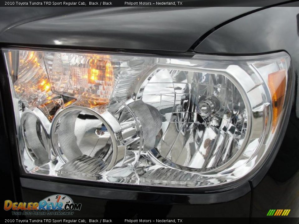 2010 Toyota Tundra TRD Sport Regular Cab Black / Black Photo #10