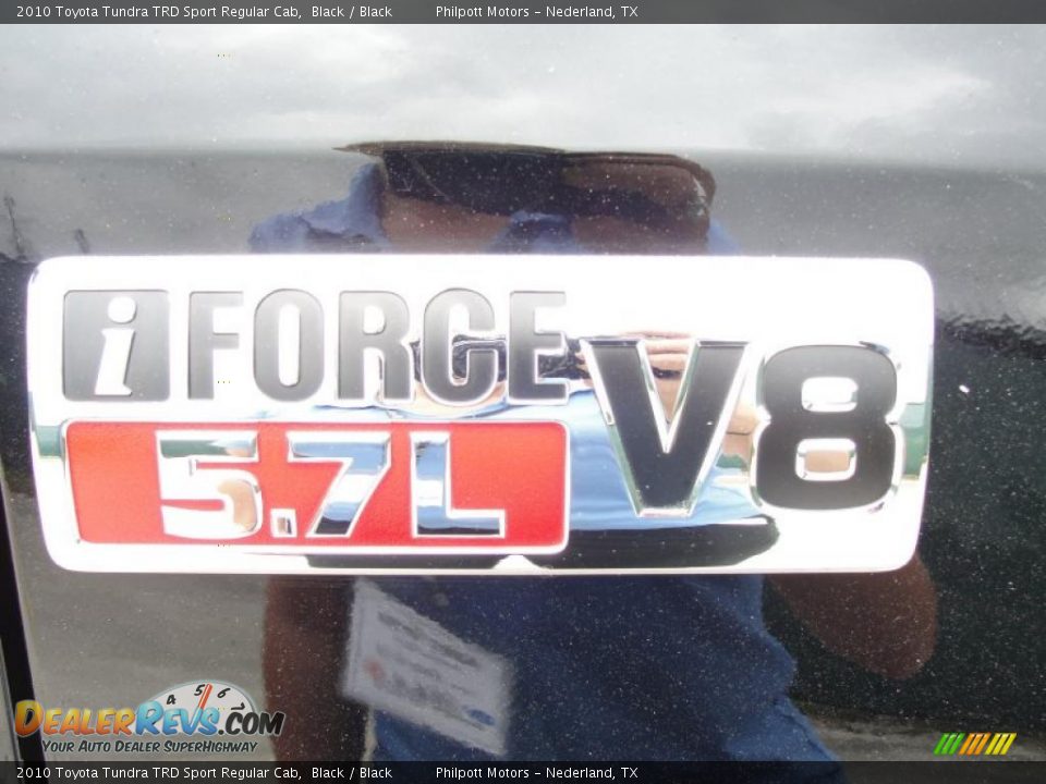 2010 Toyota Tundra TRD Sport Regular Cab Black / Black Photo #17