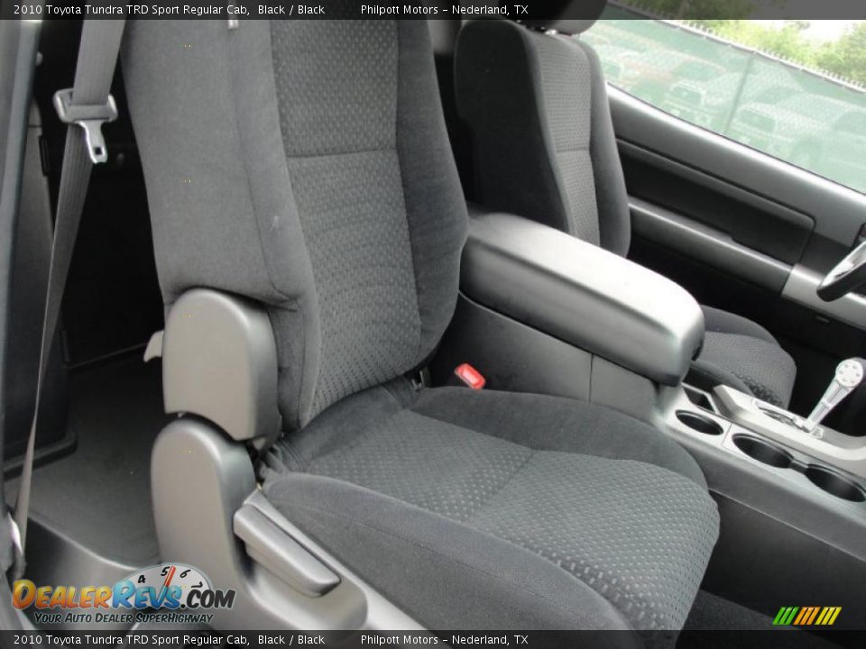 2010 Toyota Tundra TRD Sport Regular Cab Black / Black Photo #31