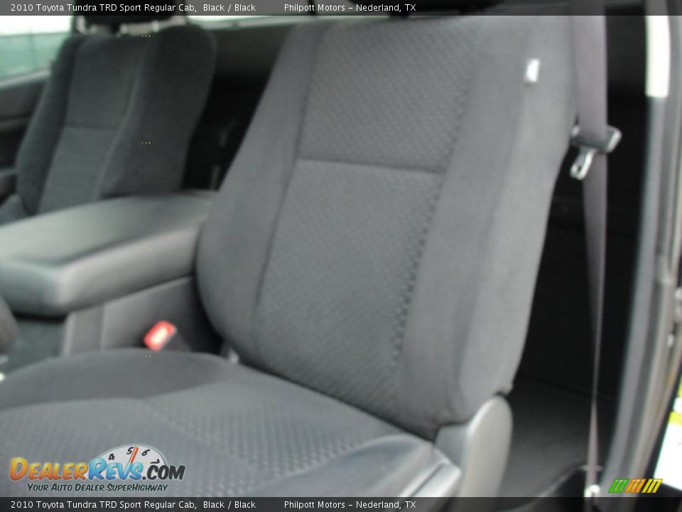 2010 Toyota Tundra TRD Sport Regular Cab Black / Black Photo #35