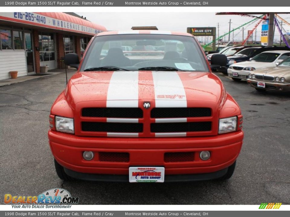 1998 Dodge Ram 1500 SS/T Regular Cab Flame Red / Gray Photo #1