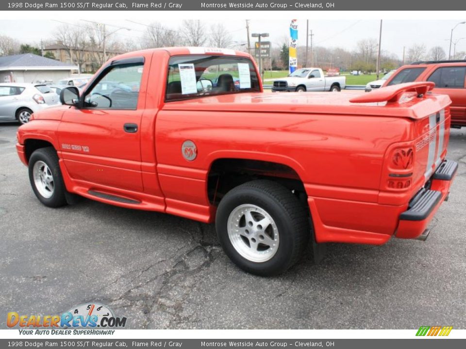1998 Dodge Ram 1500 SS/T Regular Cab Flame Red / Gray Photo #4