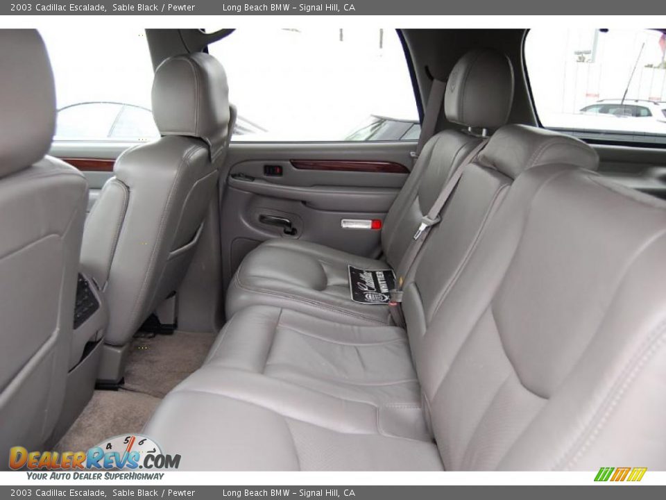 Pewter Interior - 2003 Cadillac Escalade  Photo #5